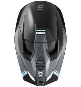 Casque cross Shot Race Sprint Noir-Holographic 2025 Dessus