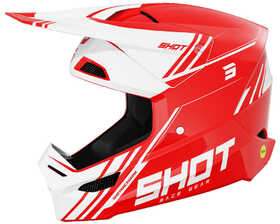 Casque cross Shot Race Sprint Rouge 2025