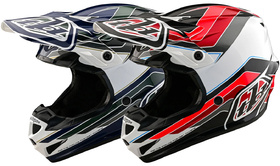 Casque cross Troy Lee Designs SE4 Polyacrylite Block 2025