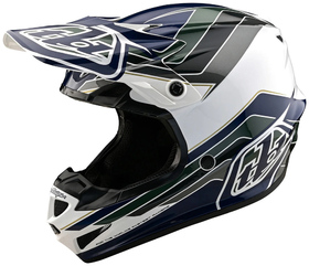 Casque cross Troy Lee Designs SE4 Polyacrylite Block Navy 2025