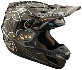 Casque cross Troy Lee Designs SE5 Carbon Cosmic Explosion 2025 Côté