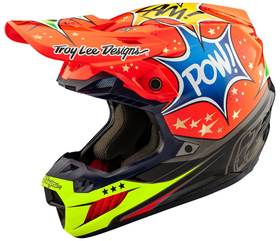 Casque cross Troy Lee Designs SE5 Composite Cosmic Explosion 2025