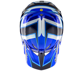 Casque cross Troy Lee Designs SE5 Composite Ever Bleu 2025 Dessus