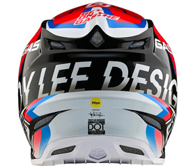 Casque cross Troy Lee Designs SE5 Composite GasGas Fumes 2025 Derrière