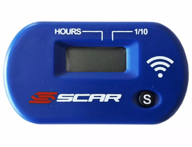 Compteur d'heure sans fil Scar Bleu