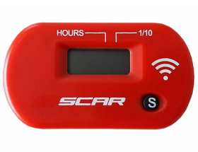 Compteur d'heure sans fil Scar Rouge