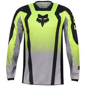 Maillot cross Enfant Fox 180 Lean Jaune Fluo 2025