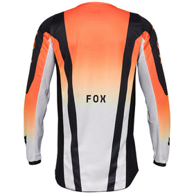 Maillot cross Enfant Fox 180 Lean Orange Fluo 2025 Dos