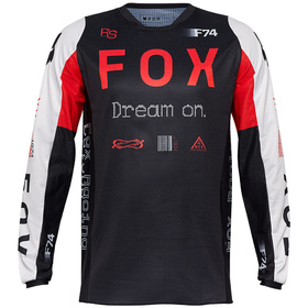 Maillot cross Enfant Fox 180 Race Spec Rouge Fluo 2025