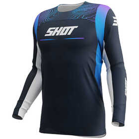 Maillot cross Enfant Shot Contact Apex Bleu 2025