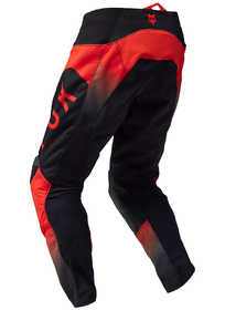 Pantalon cross Enfant Fox 180 Lean Rouge Fluo 2025 Dos