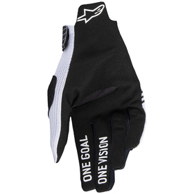 Gants cross Alpinestars Radar Pro Blanc 2025 Paume