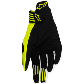 Gants cross Alpinestars Techstar Jaune Fluo 2025 Paume