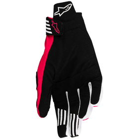 Gants cross Alpinestars Techstar Rose Fluo 2025 Paume