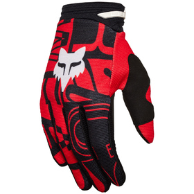 Gants cross Enfant Fox 180 Race Spec Rouge Fluo 2025