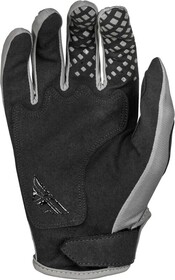 Gants cross Fly Racing Kinetic Sym Gris-Noir 2025 Paume