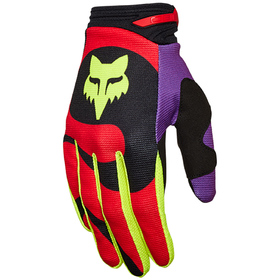 Gants cross Fox 180 Emotion Rouge Fluo 2025