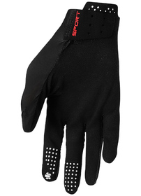 Gants cross Thor Sportmode Riot Noir 2025 Paume