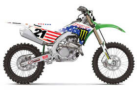 Kit deco Kawasaki Team US - Drapeau américain