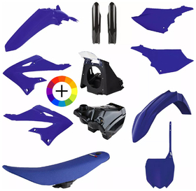 Kit plastique Restyle pour Yamaha YZ de 2002 à 2021 - Bleu