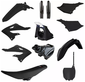 Kit plastique Restyle pour Yamaha YZ de 2002 à 2021 - Noir