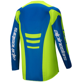 Maillot cross Alpinestars Fluid Haul Jaune Fluo 2025 Dos