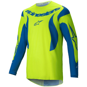 Maillot cross Alpinestars Fluid Haul Jaune Fluo 2025