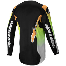 Maillot cross Alpinestars Fluid Wurx Jaune 2025 Dos