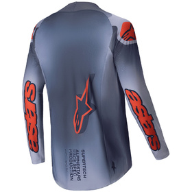 Maillot cross Alpinestars Supertech Lipan Gris 2025 Dos