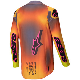 Maillot cross Alpinestars Supertech Lipan Jaune 2025 Dos