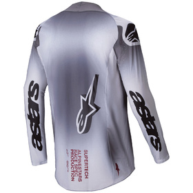 Maillot cross Alpinestars Supertech Maker Gris 2025 Dos