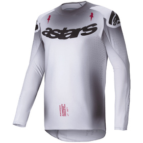 Maillot cross Alpinestars Supertech Maker Gris 2025