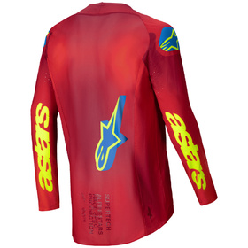 Maillot cross Alpinestars Supertech Maker Rouge 2025 Dos