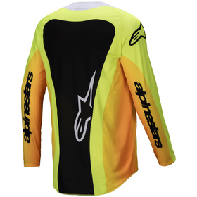 Maillot cross Alpinestars Techstar Melt Jaune 2025 Dos