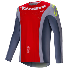 Maillot cross Alpinestars Techstar Melt Rouge 2025