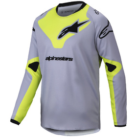 Maillot cross Enfant Alpinestars Racer Veil Gris 2025