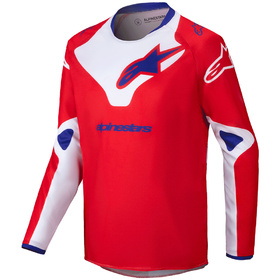 Maillot cross Enfant Alpinestars Racer Veil Rouge 2025