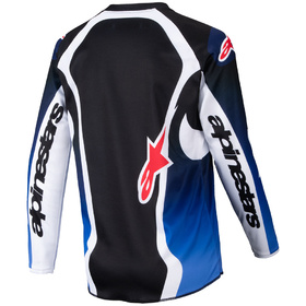 Maillot cross Enfant Alpinestars Racer Wurx Bleu 2025 Dos