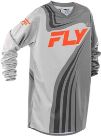 Maillot cross Enfant Fly Racing F-16 Gris 2025