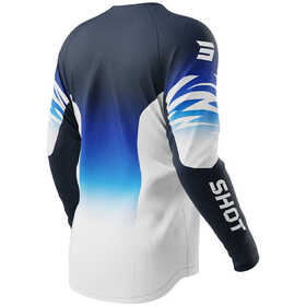 Maillot cross Enfant Shot Draw X-Trem Bleu 2025 Dos