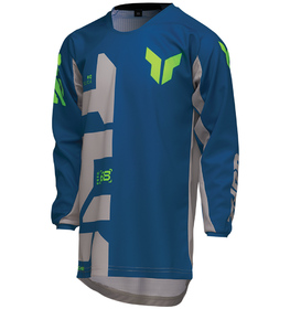 Maillot cross Enfant Thor Launchmode Forge Bleu 2025