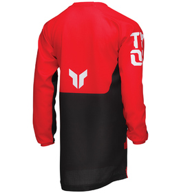 Maillot cross Enfant Thor Launchmode Forge Rouge 2025 Dos