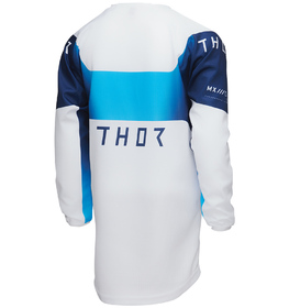 Maillot cross Enfant Thor Launchmode Storm Blanc 2025 Dos