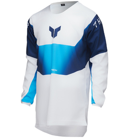 Maillot cross Enfant Thor Launchmode Storm Blanc 2025