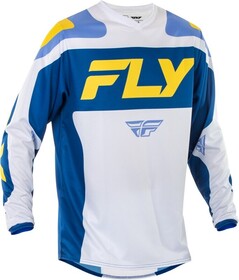 Maillot cross Fly Racing F-16 Blanc 2025