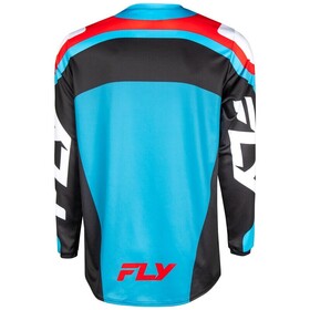 Maillot cross Fly Racing F-16 Cyan 2025 Dos