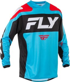 Maillot cross Fly Racing F-16 Cyan 2025