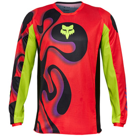 Maillot cross Fox 180 Emotion Rouge Fluo 2025