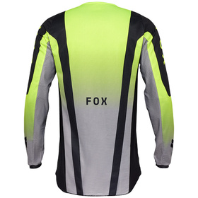 Maillot cross Fox 180 Lean Jaune Fluo 2025 Dos