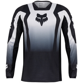 Maillot cross Fox 180 Lean Noir-Blanc 2025